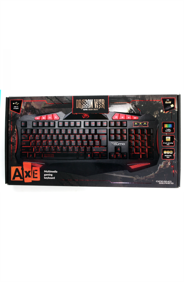 Игровая клавиатура AXE Qumo